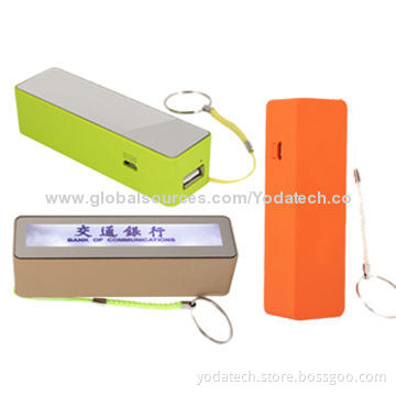 Power bank, 2,200mAh support advertising, and elegant appearance